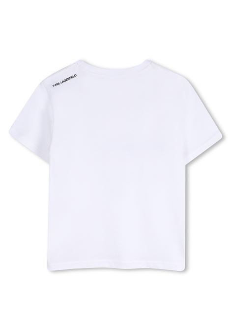 T-shirt con logo KARL LAGERFELD KIDS | Z3109610P